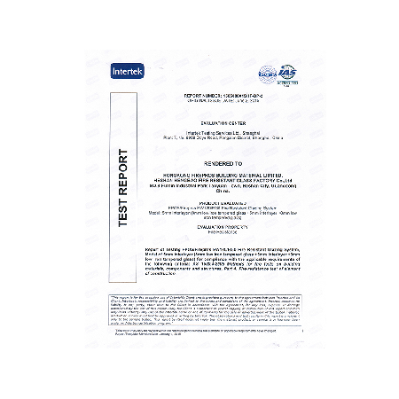 Australian Standard EW 120 21mm Crystal Silicon Fire-proof Glass System